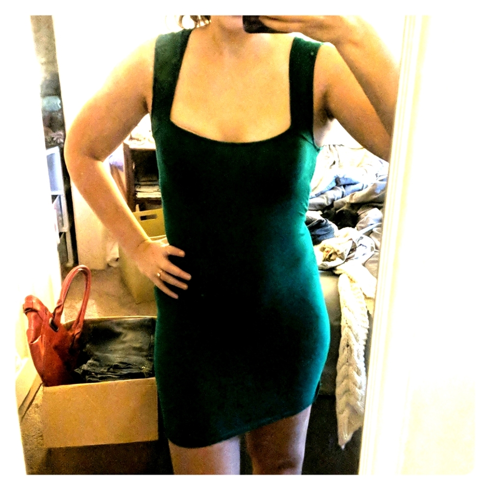 Emerald Fitted Dress